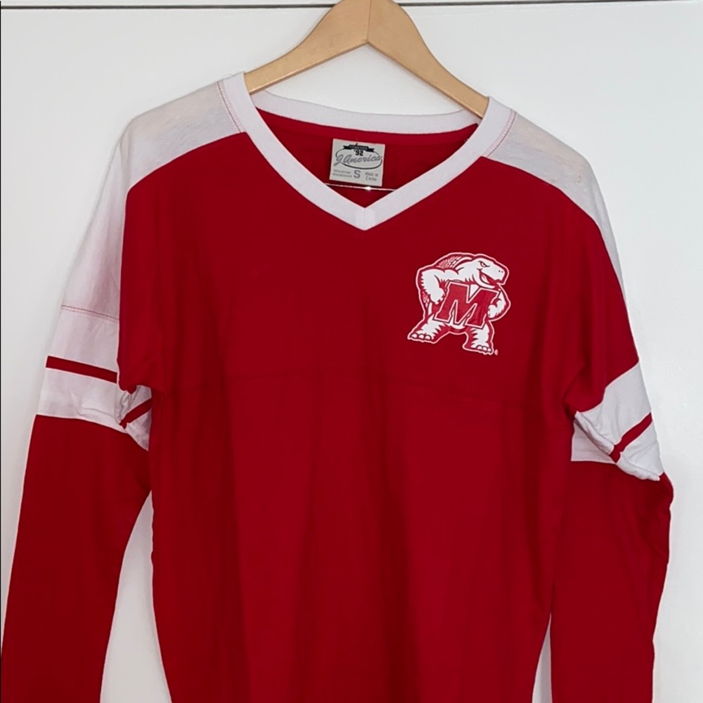 NWOT J.America Maryland Terrapins Long-Sleeve